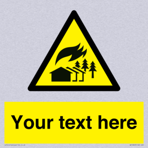 Custom Warning: Large scale fire zone